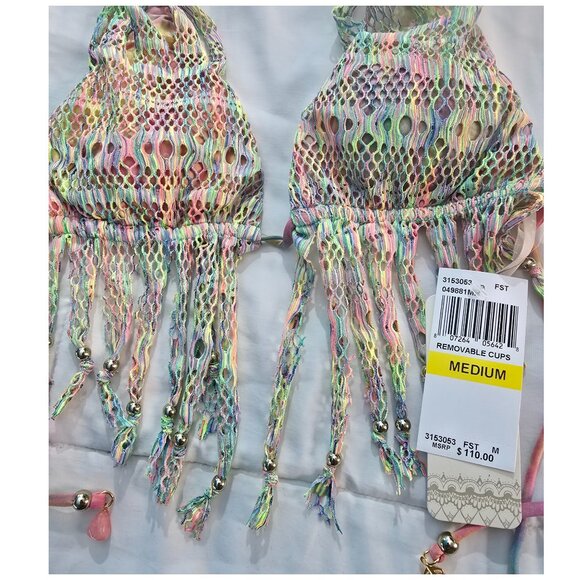 Ále by Alessandra Good Vibes Crochet Bikini Set – NWT – Size Med – $220 MSRP - Picture 4 of 11